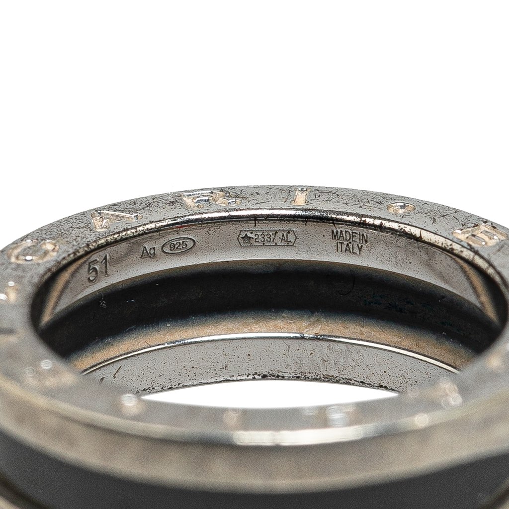 Bvlgari Sterling Silver and Ceramic Save The Children Ring - Detail 2