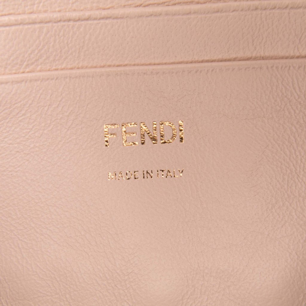 Fendi Mini Zucca Embossed Leather Baguette Satchel - 5