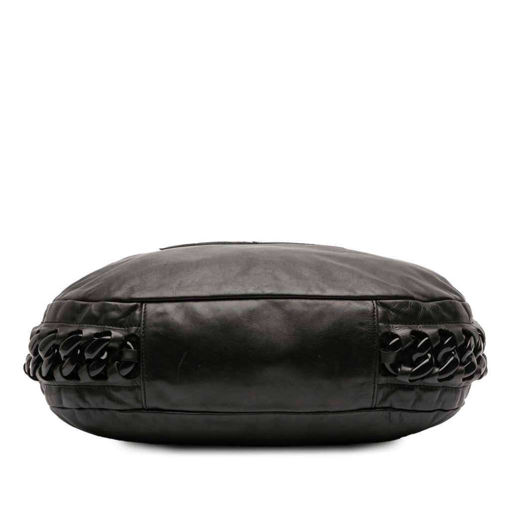 Chanel Calfskin Modern Chain Rhodoid Hobo - 3