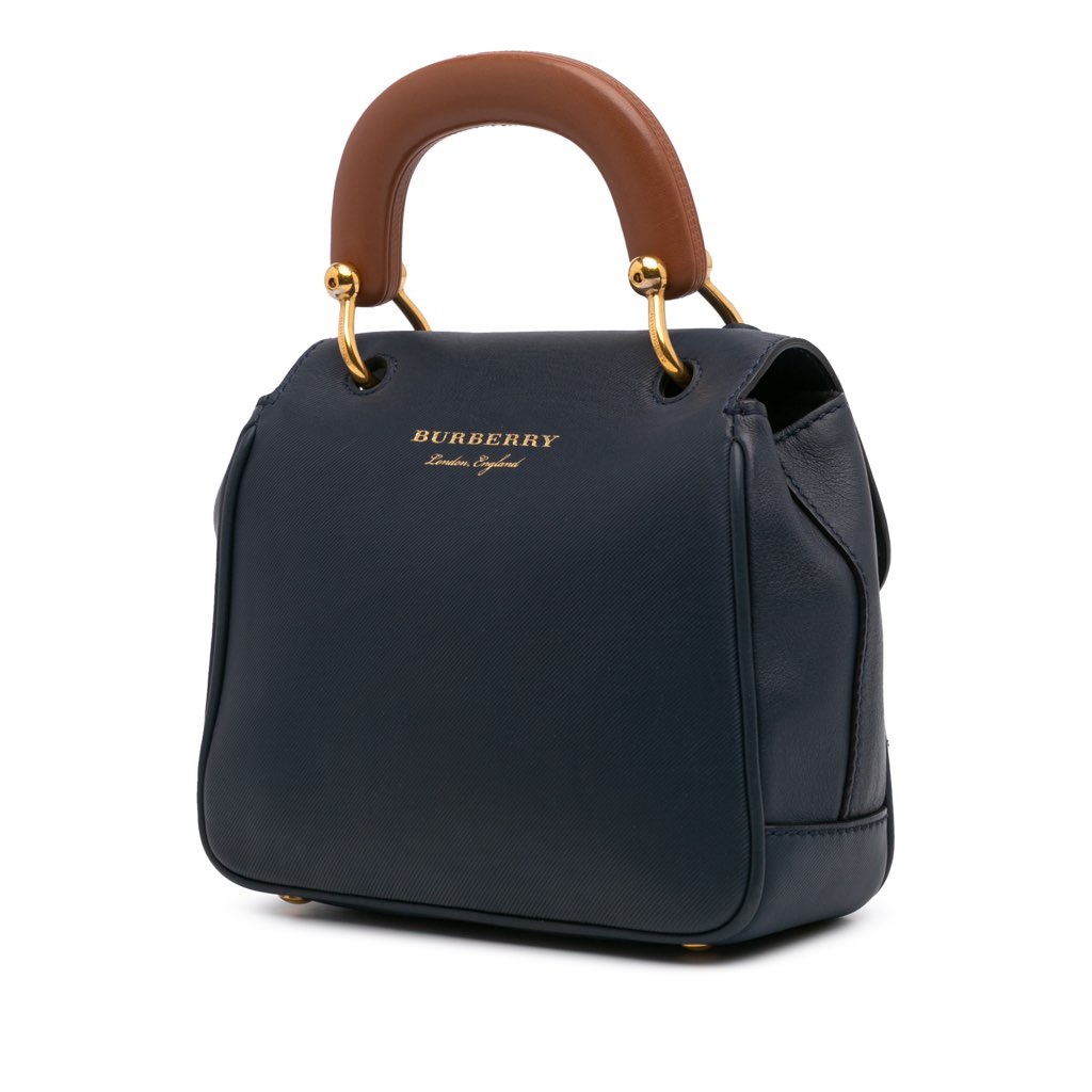 Burberry Small Trench Calfskin DK88 Top Handle Bag - 2