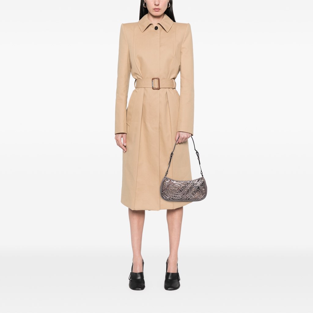 Burberry Nova Check Cutout Leather Accessory Pochette - Image 14