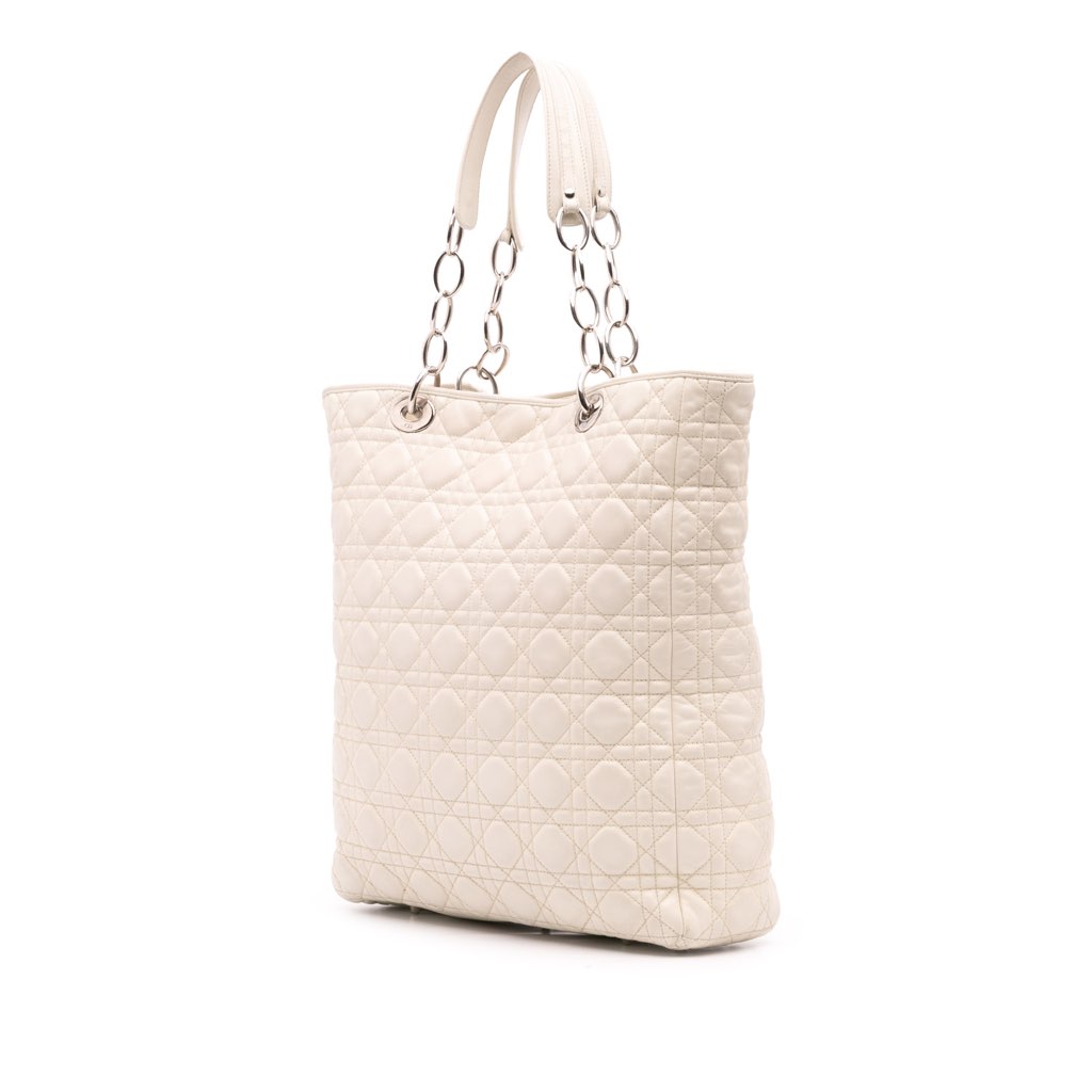 Dior Lambskin Cannage Lady Dior Soft Shopping Tote - 2