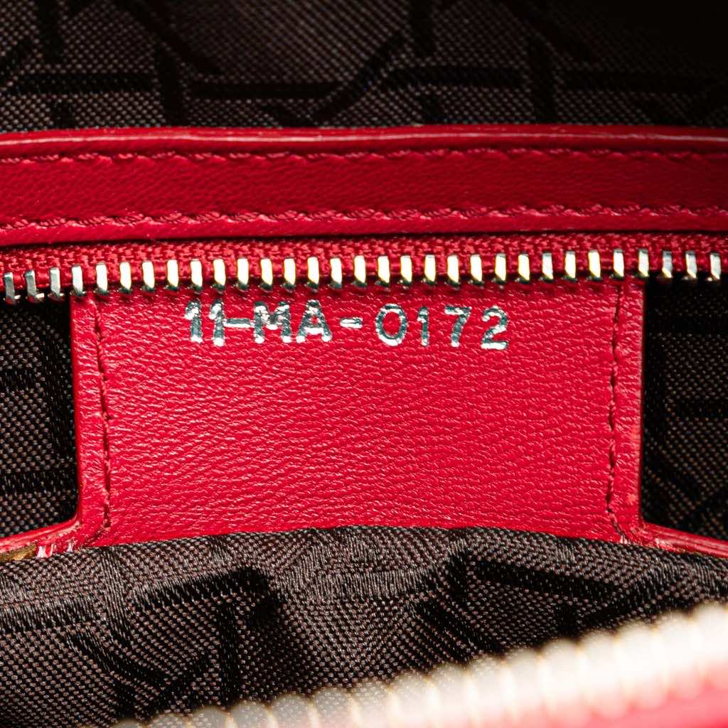 Dior Large Lambskin Cannage Lady Dior - Detail 1