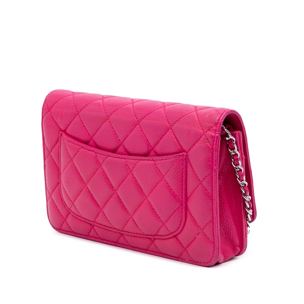 Chanel Classic Caviar Wallet On Chain - 2