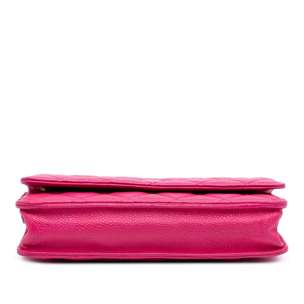 Chanel Classic Caviar Wallet On Chain - 3