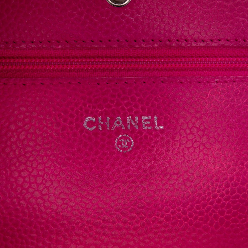Chanel Classic Caviar Wallet On Chain - 5