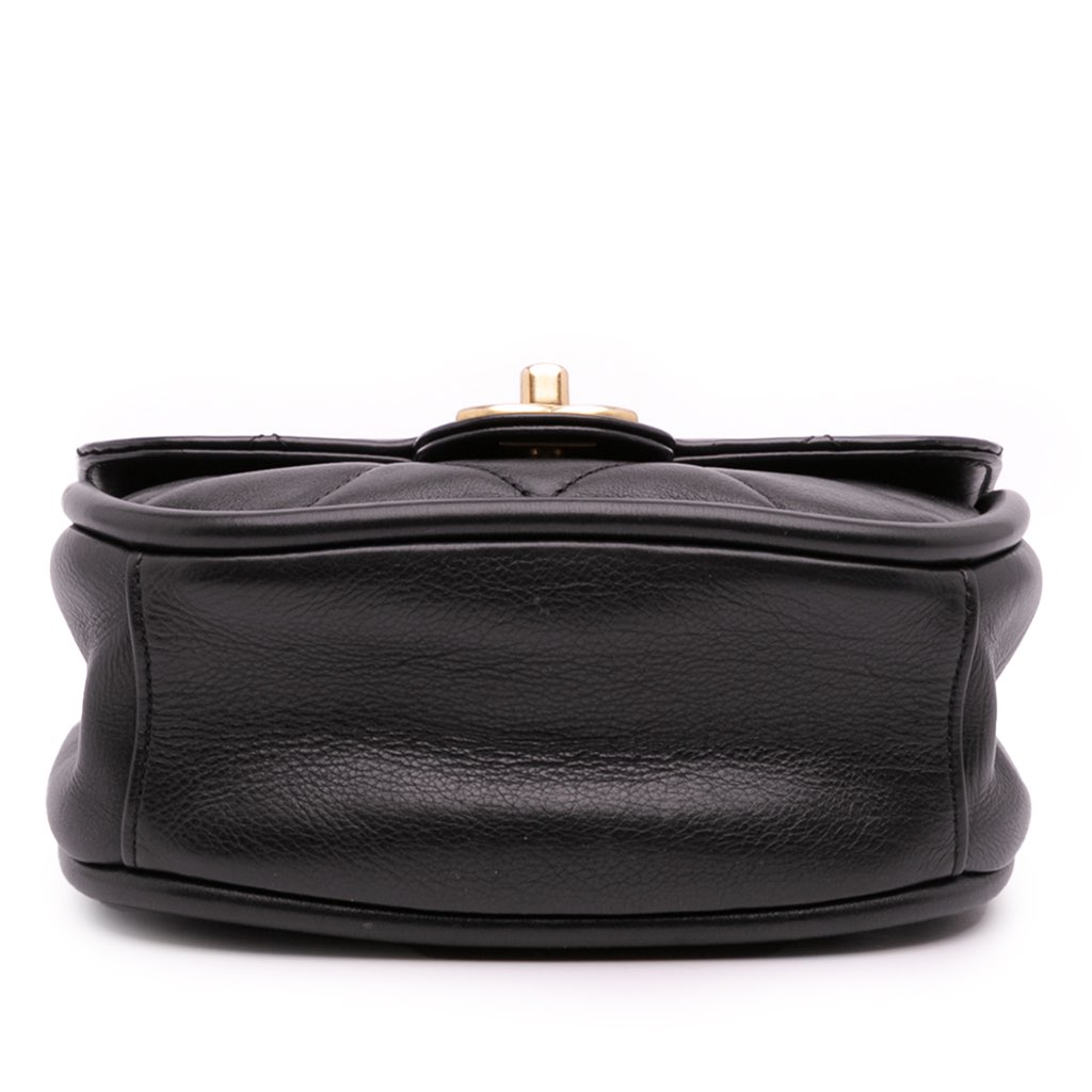 Chanel Mini CC Quilted Calfskin Round Moon Messenger Flap - Image 6