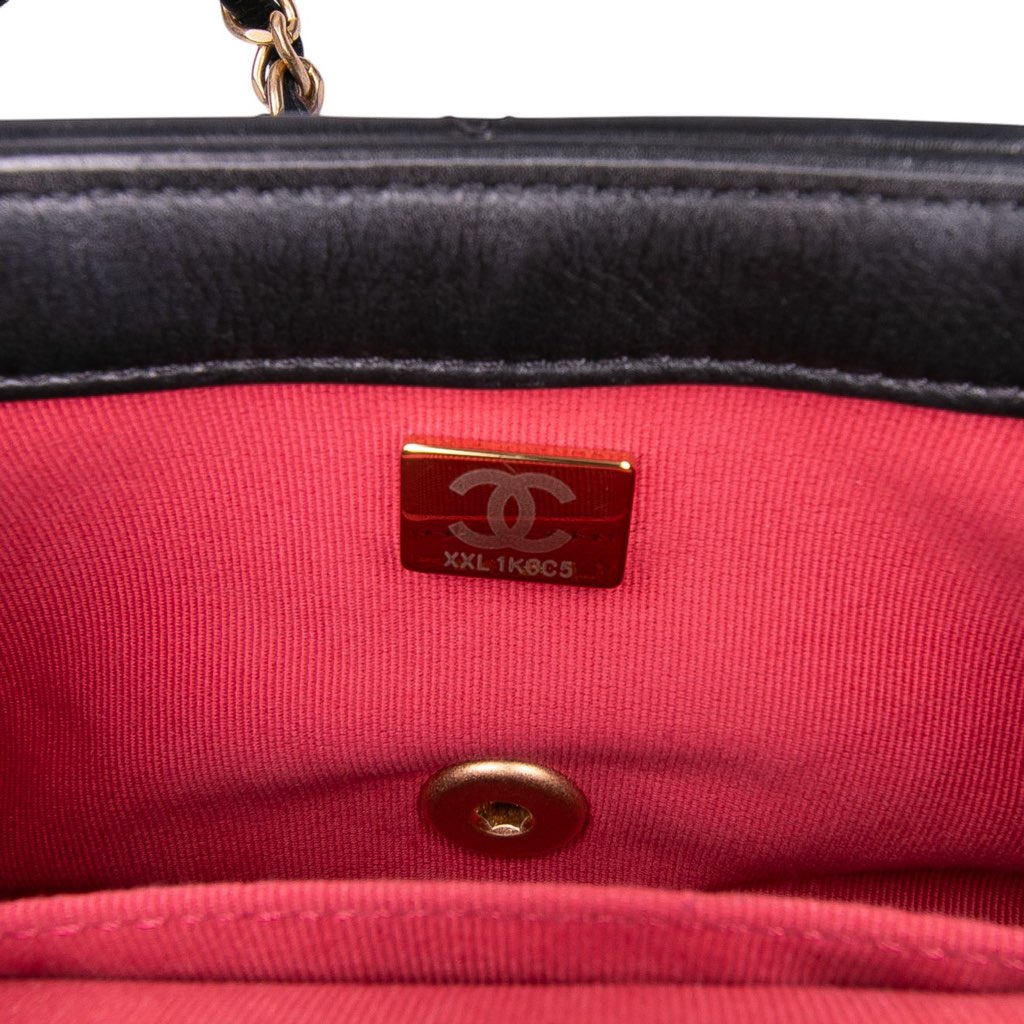 Chanel Mini CC Quilted Calfskin Round Moon Messenger Flap - Detail 1