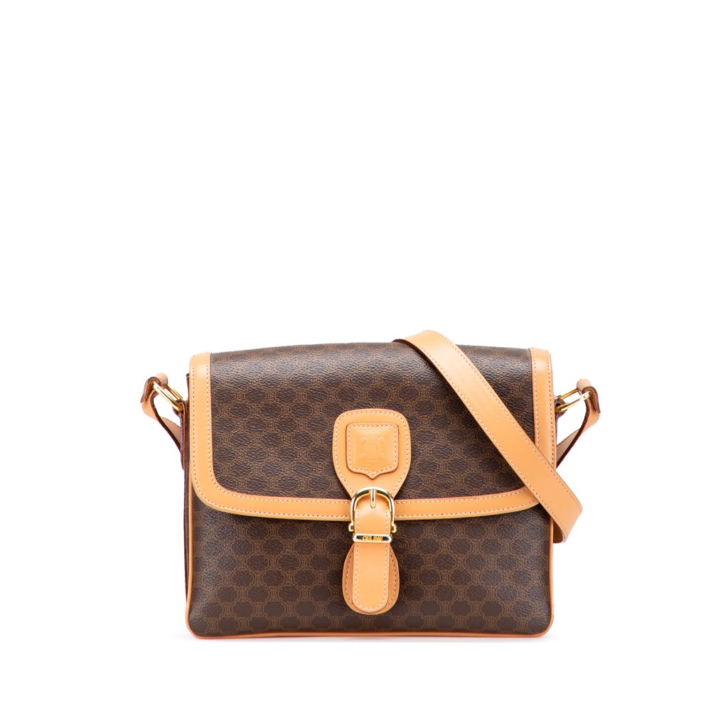 Celine Macadam Coated Canvas Crossbody
