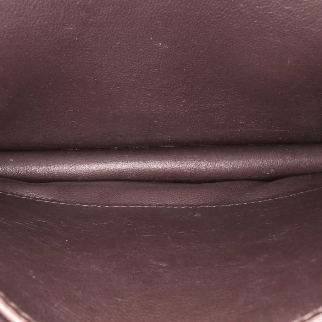 Saint Laurent Suede and Calfskin Monogram Cassandra Clasp Bag - 5