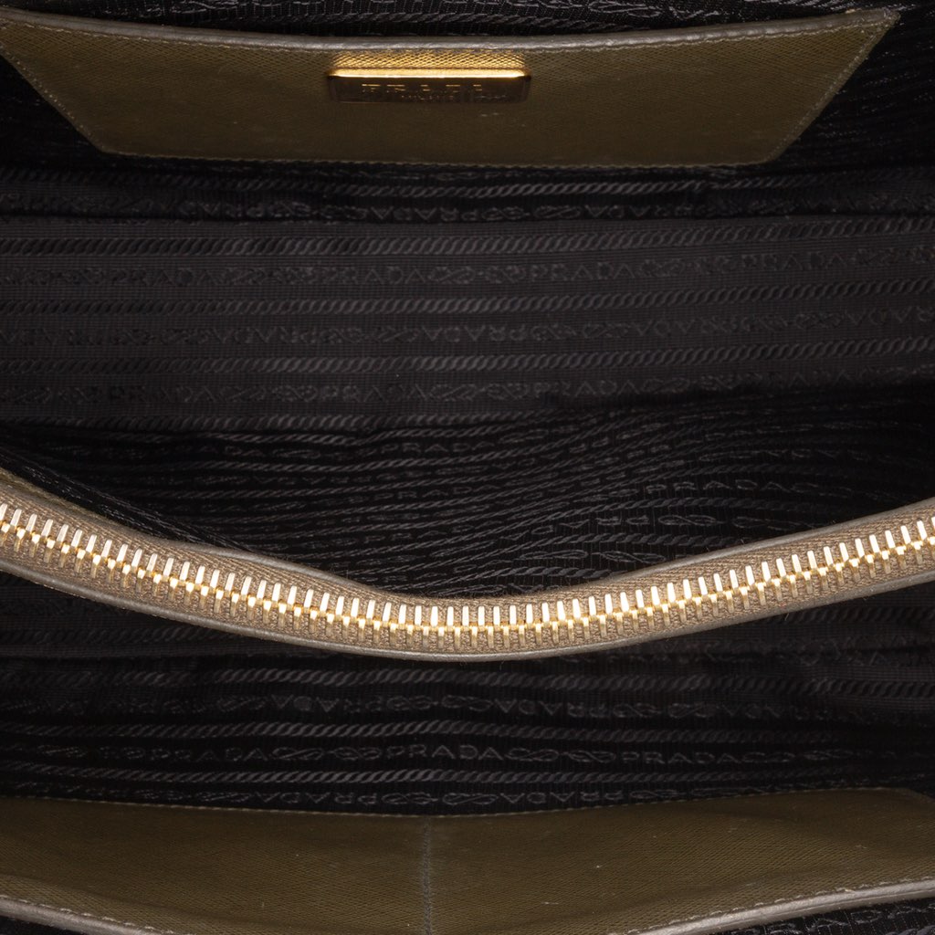 Prada Large Saffiano Lux Promenade Satchel - 4