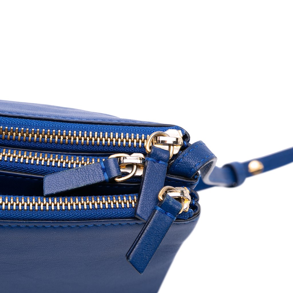 Celine Small Lambskin Trio Crossbody - Detail 2