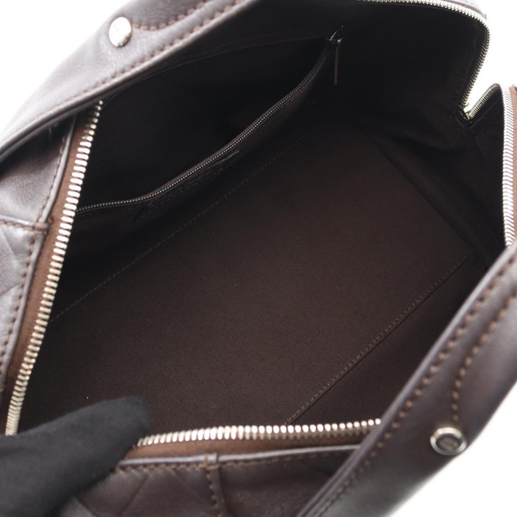 Chanel CC Chevron Quilted Lambskin Boston Bag - 3