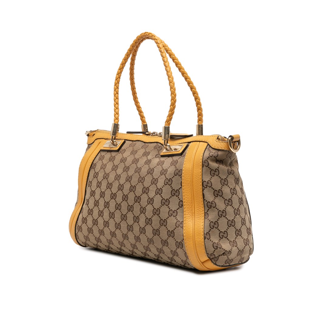 Gucci GG Canvas Bella Satchel - Back view