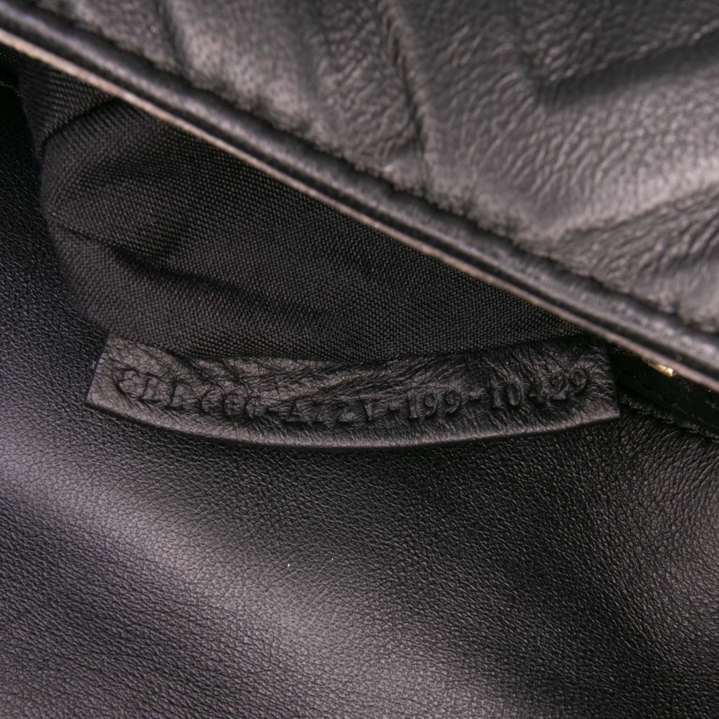 Fendi Zucca Embossed Leather Baguette Satchel - Detail 1