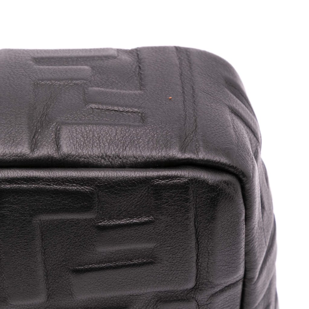 Fendi Zucca Embossed Leather Baguette Satchel - Image 11