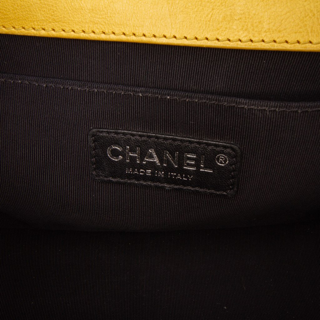Chanel Old Medium Quilted Calfskin Boy Flap - Side view
