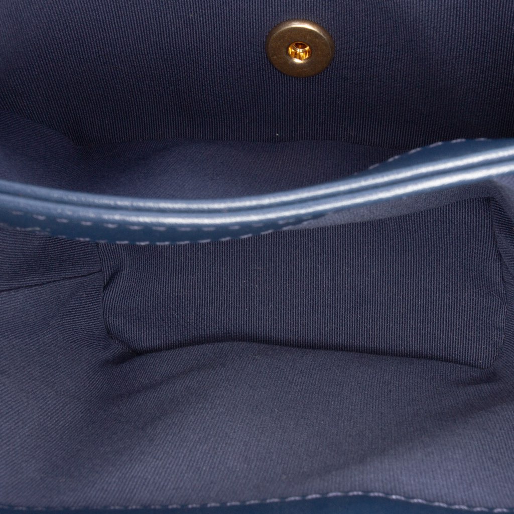 Chanel CC Quilted Lambskin Triple Pearl Chain Flap - 4