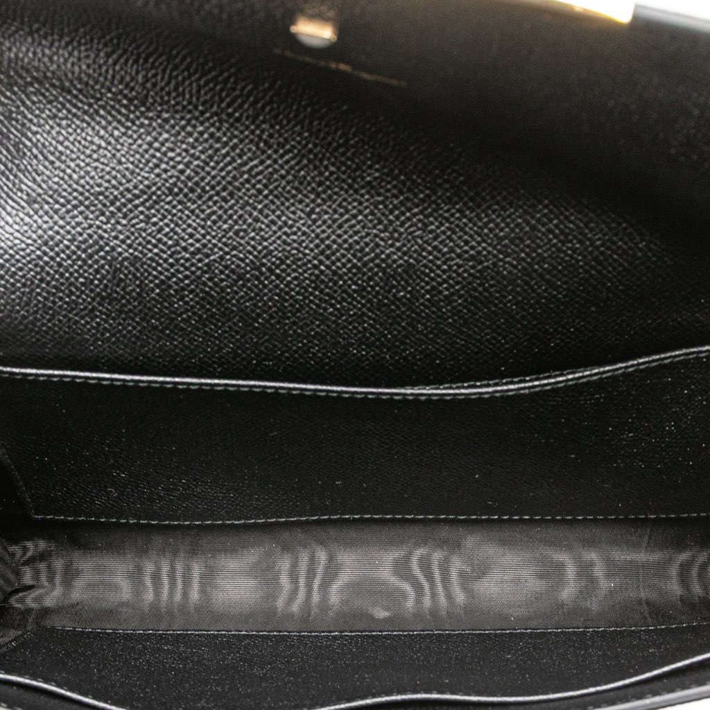 Salvatore Ferragamo Leather Gancini Icona Clutch on Chain - 4