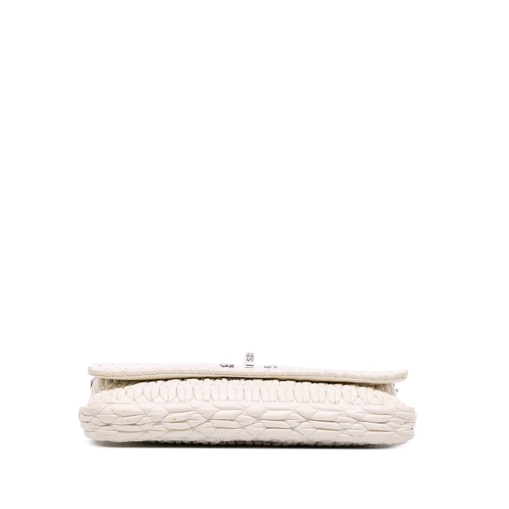 Miu Miu Matelasse Nappa Crystal Shoulder Bag - 3