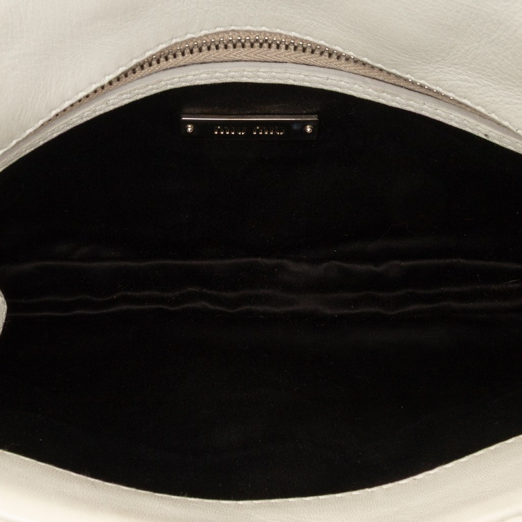 Miu Miu Matelasse Nappa Crystal Shoulder Bag - 4