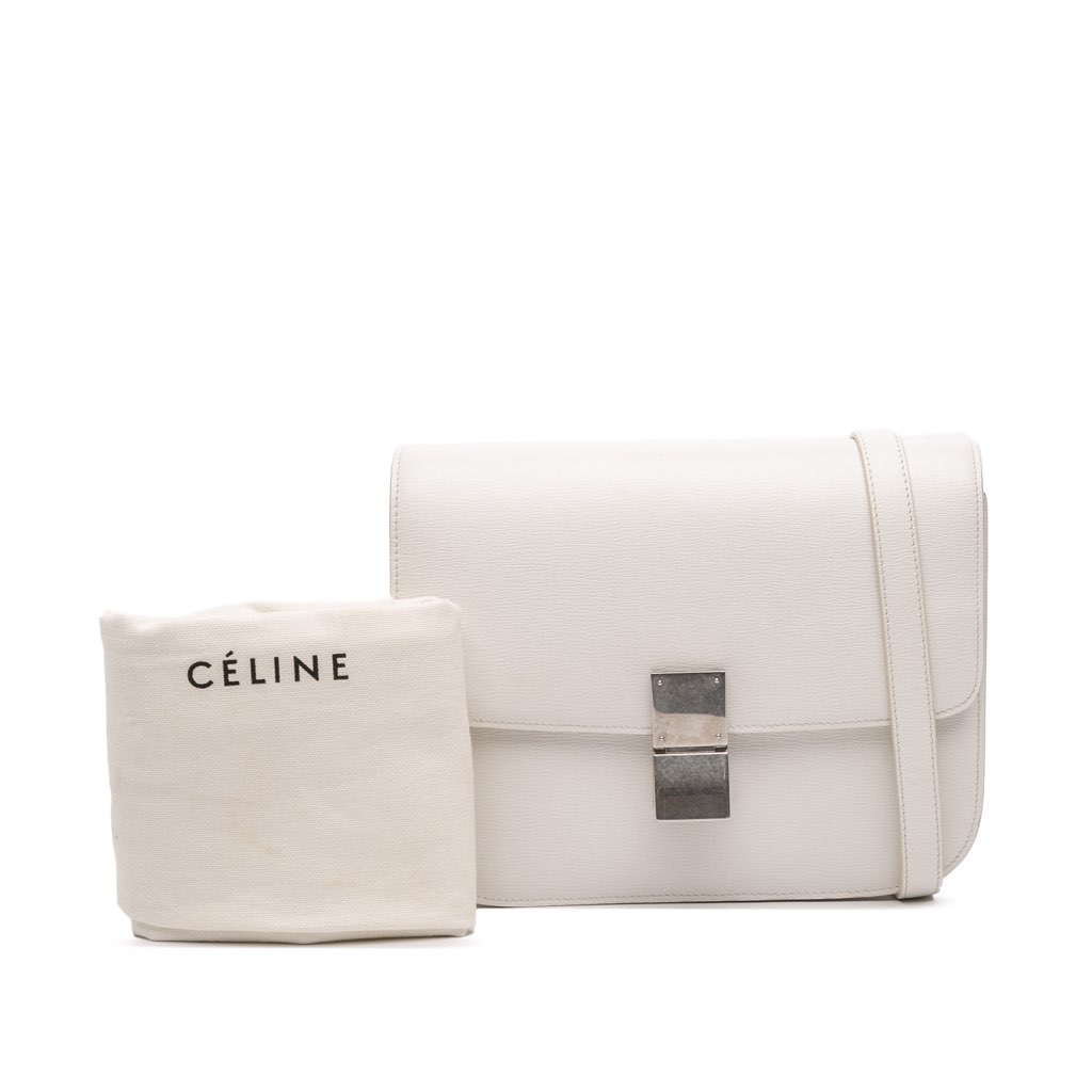 Celine Medium Calfskin Classic Box - Image 11