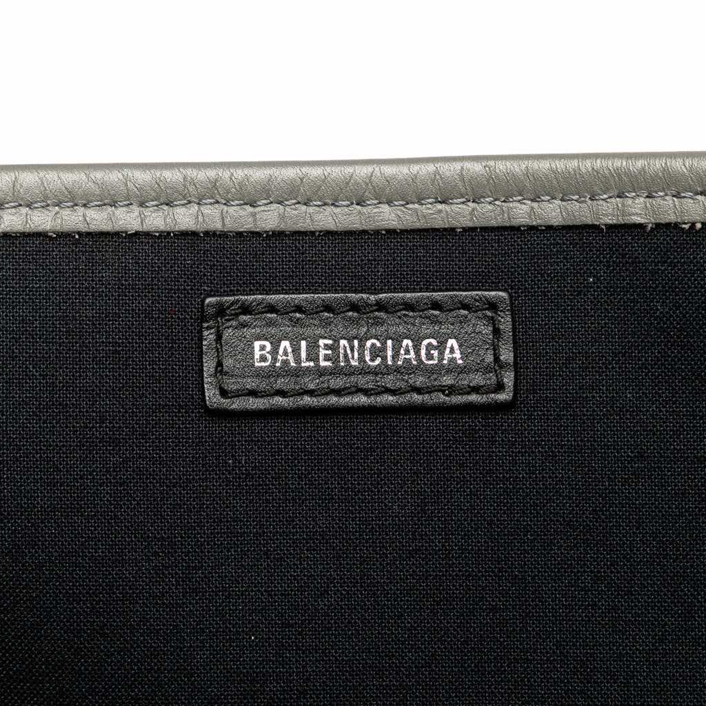 Balenciaga Canvas Navy Cabas Tote S - Side view