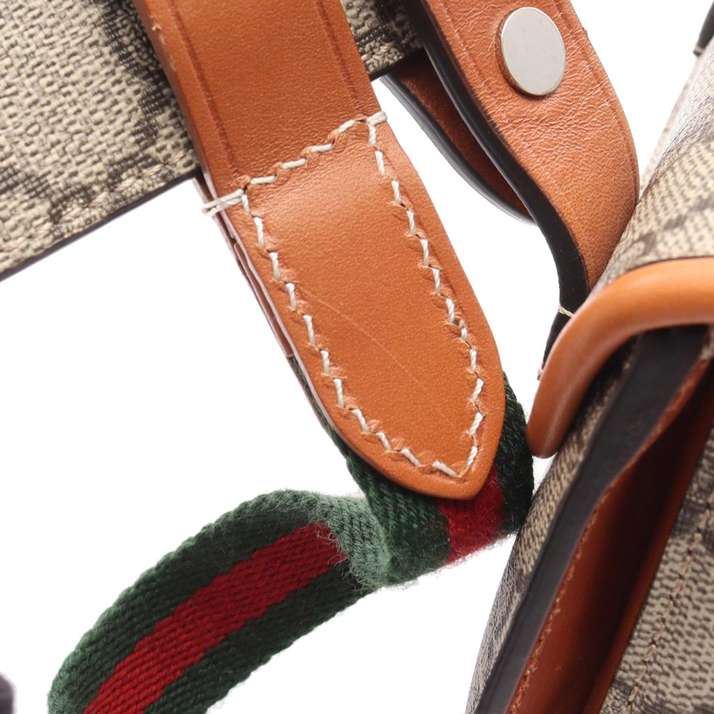 Gucci Mini GG Supreme Web Bamboo 1947 Belt Bag - Detail 1