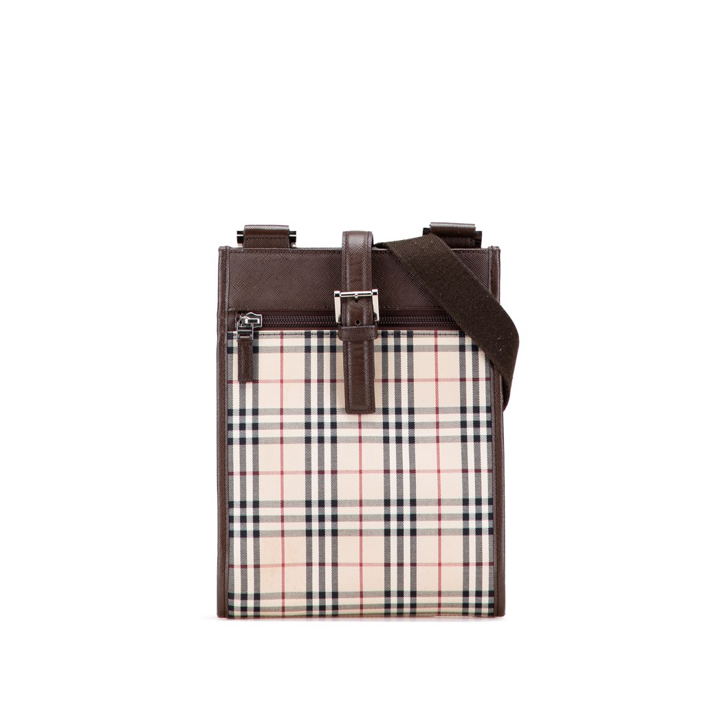 Burberry House Check Canvas Crossbody