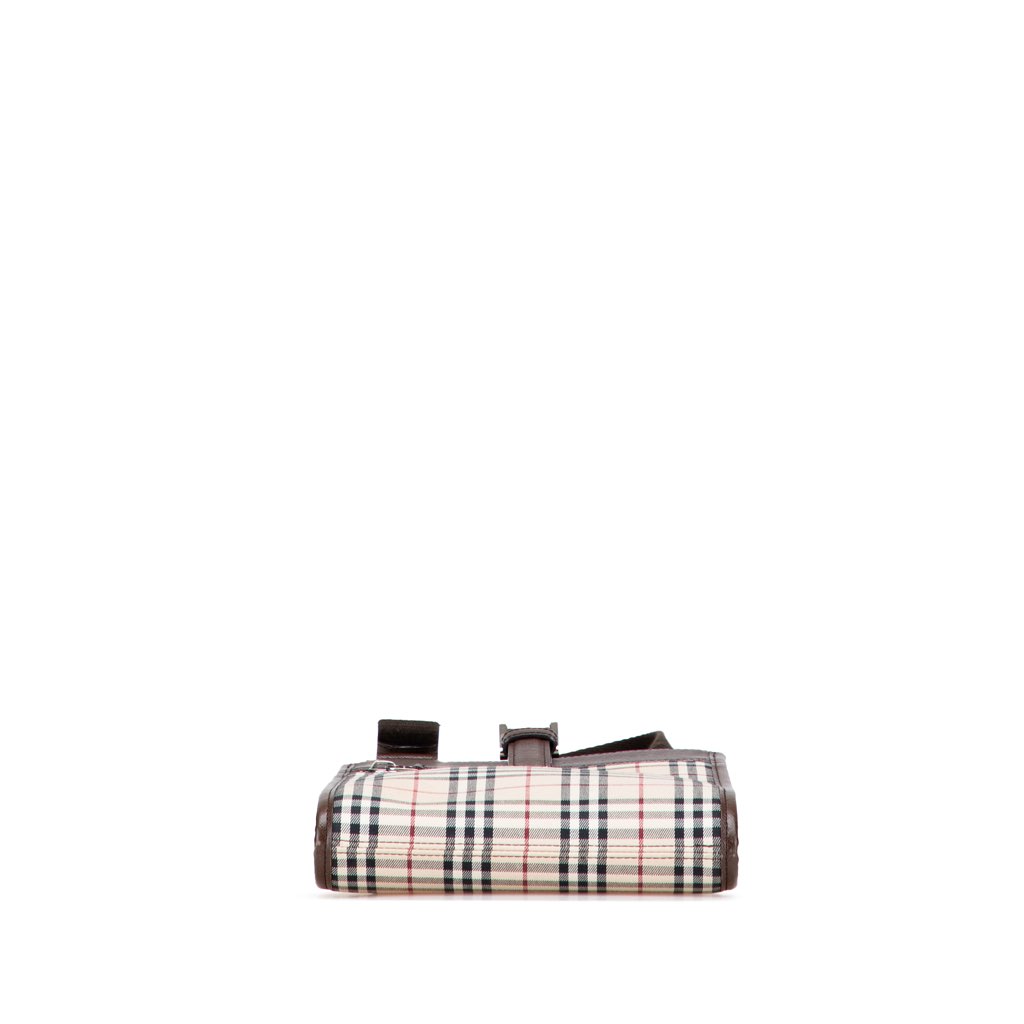 Burberry House Check Canvas Crossbody - Image 6