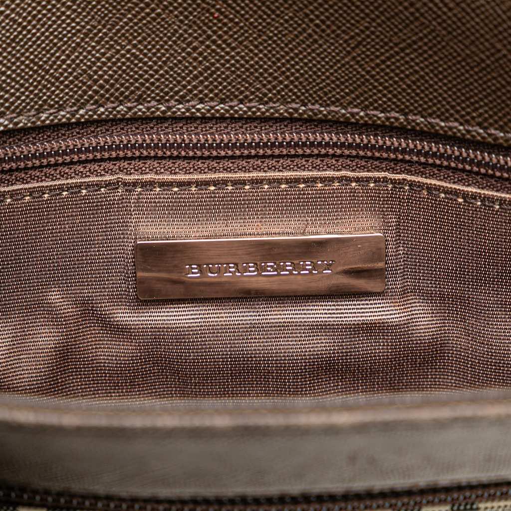 Burberry House Check Canvas Crossbody - Side view