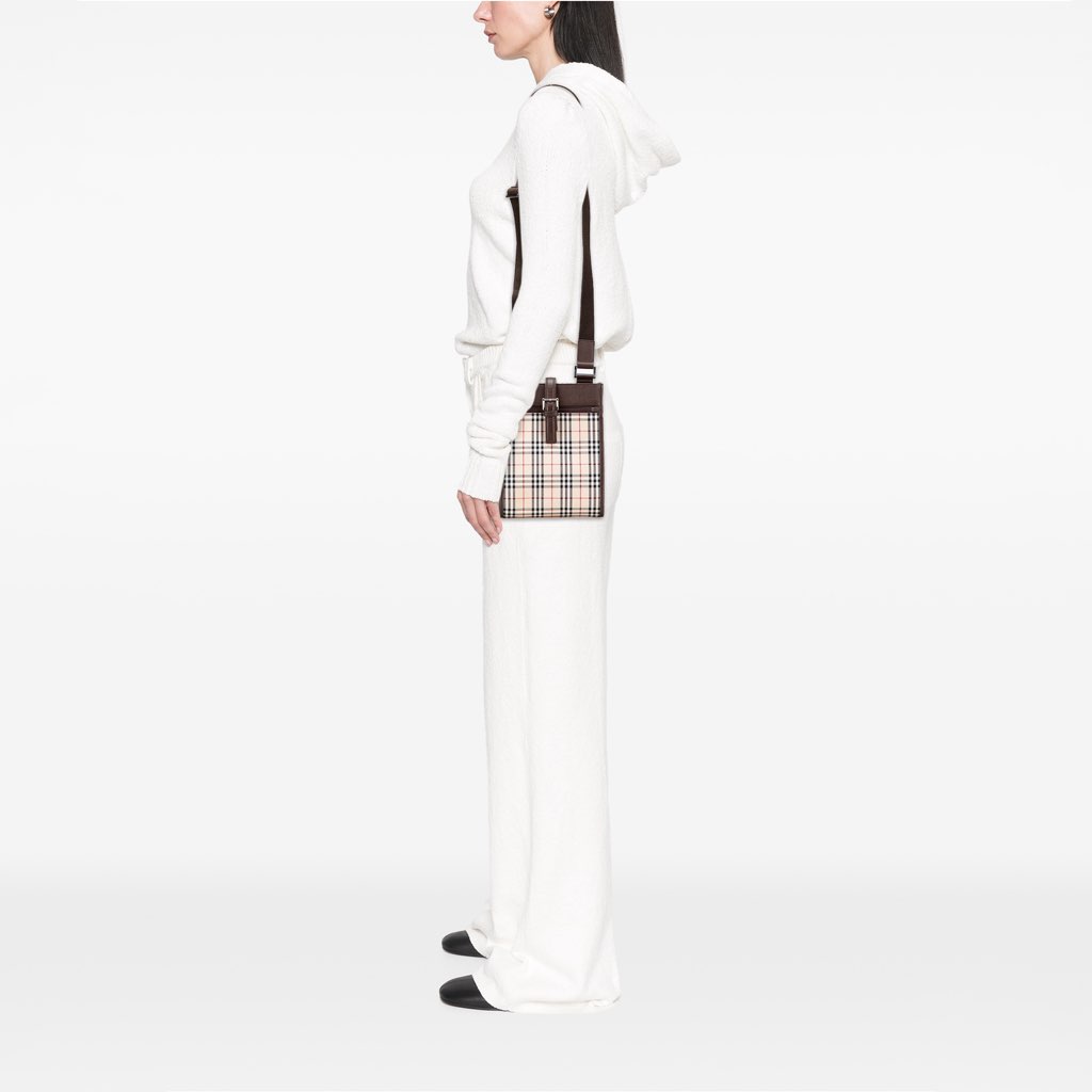 Burberry House Check Canvas Crossbody - Image 12