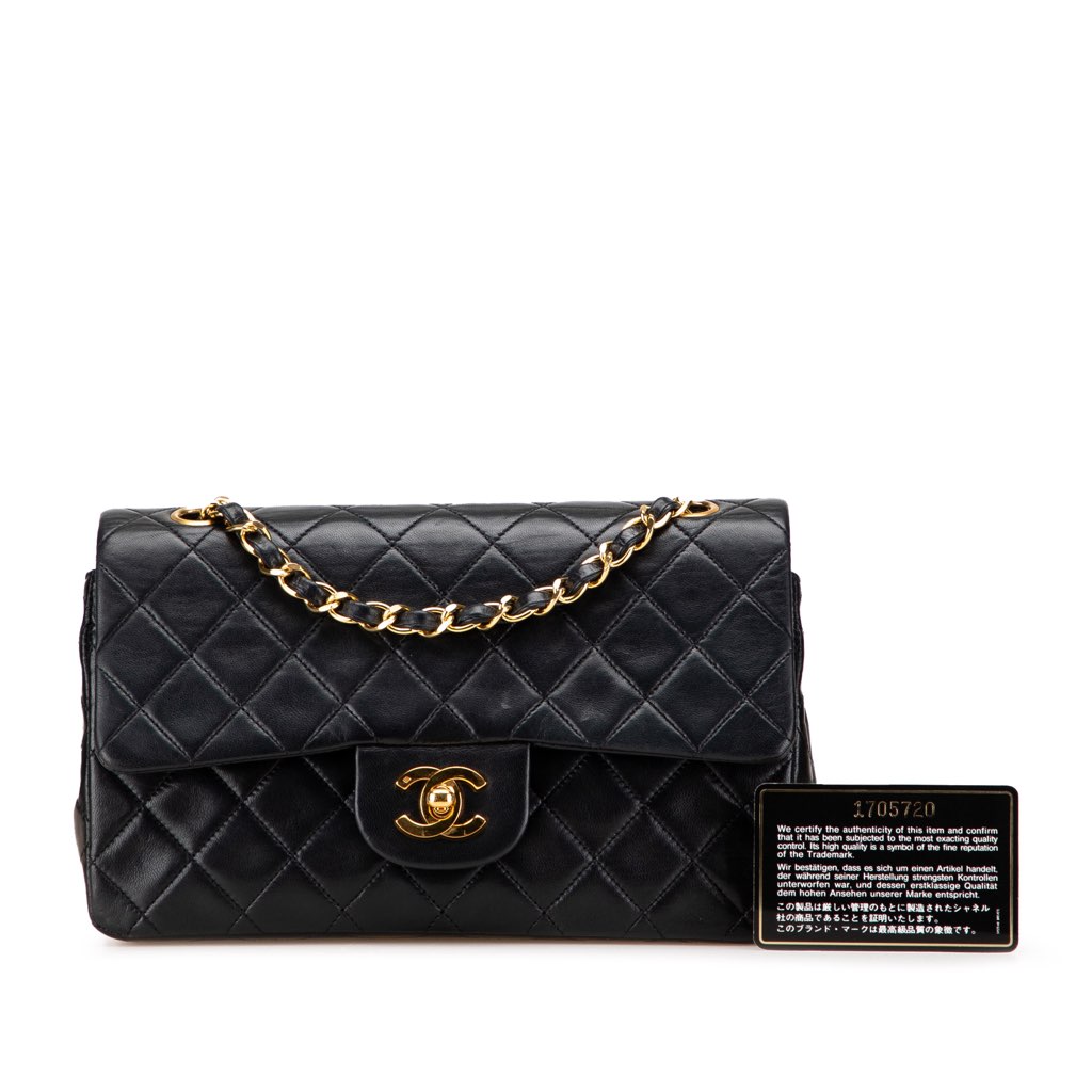 Chanel Small Classic Lambskin Double Flap - Image 12