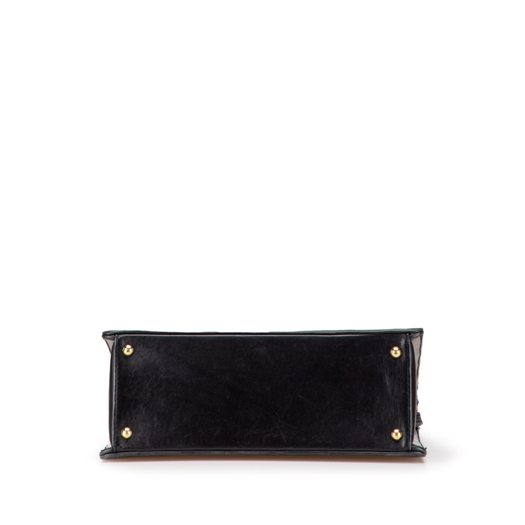 Chanel Lambskin Embroidered Logo Tote - Image 6