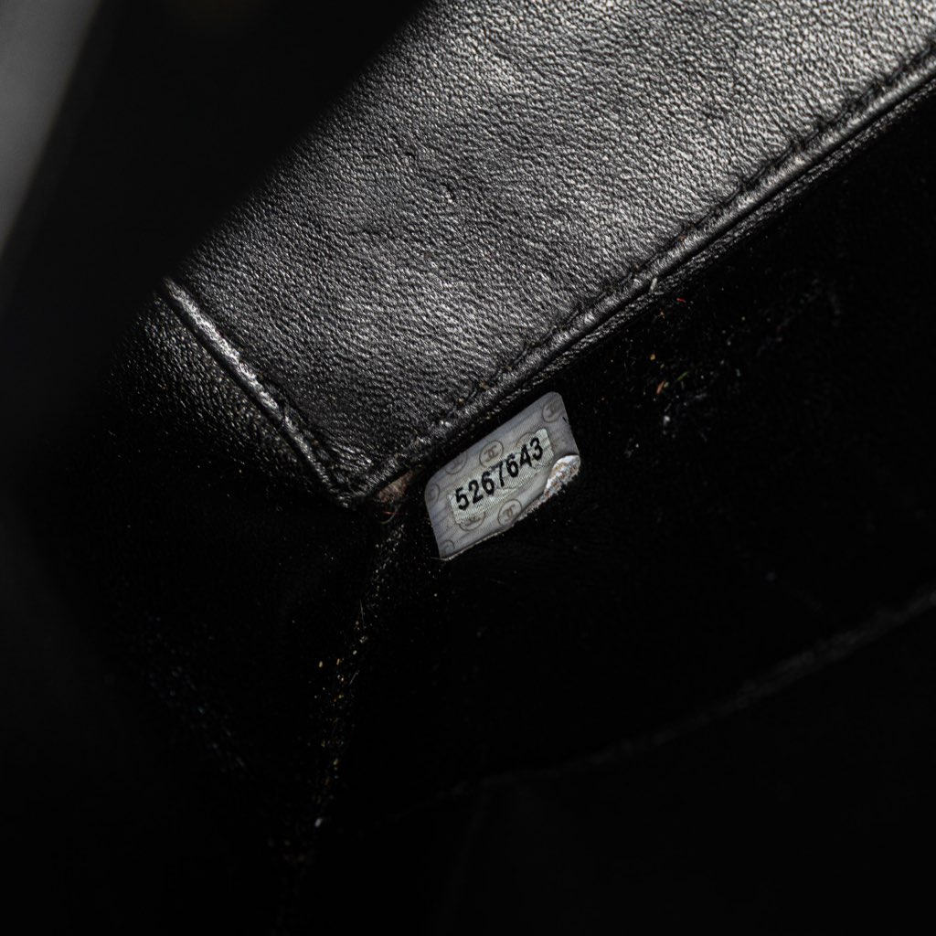 Chanel Lambskin Embroidered Logo Tote - Detail 2