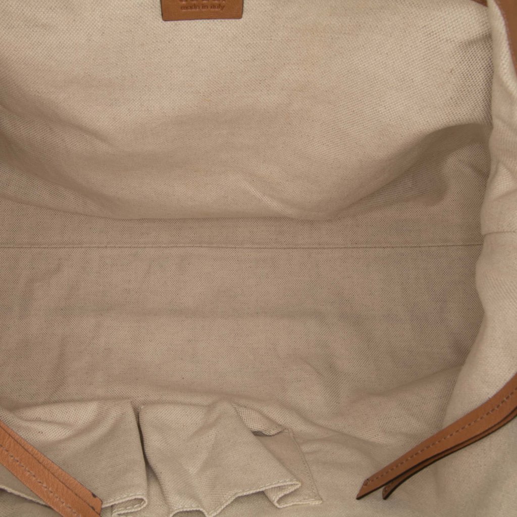 Gucci Medium GG Canvas Rania Top Handle Bag - 4