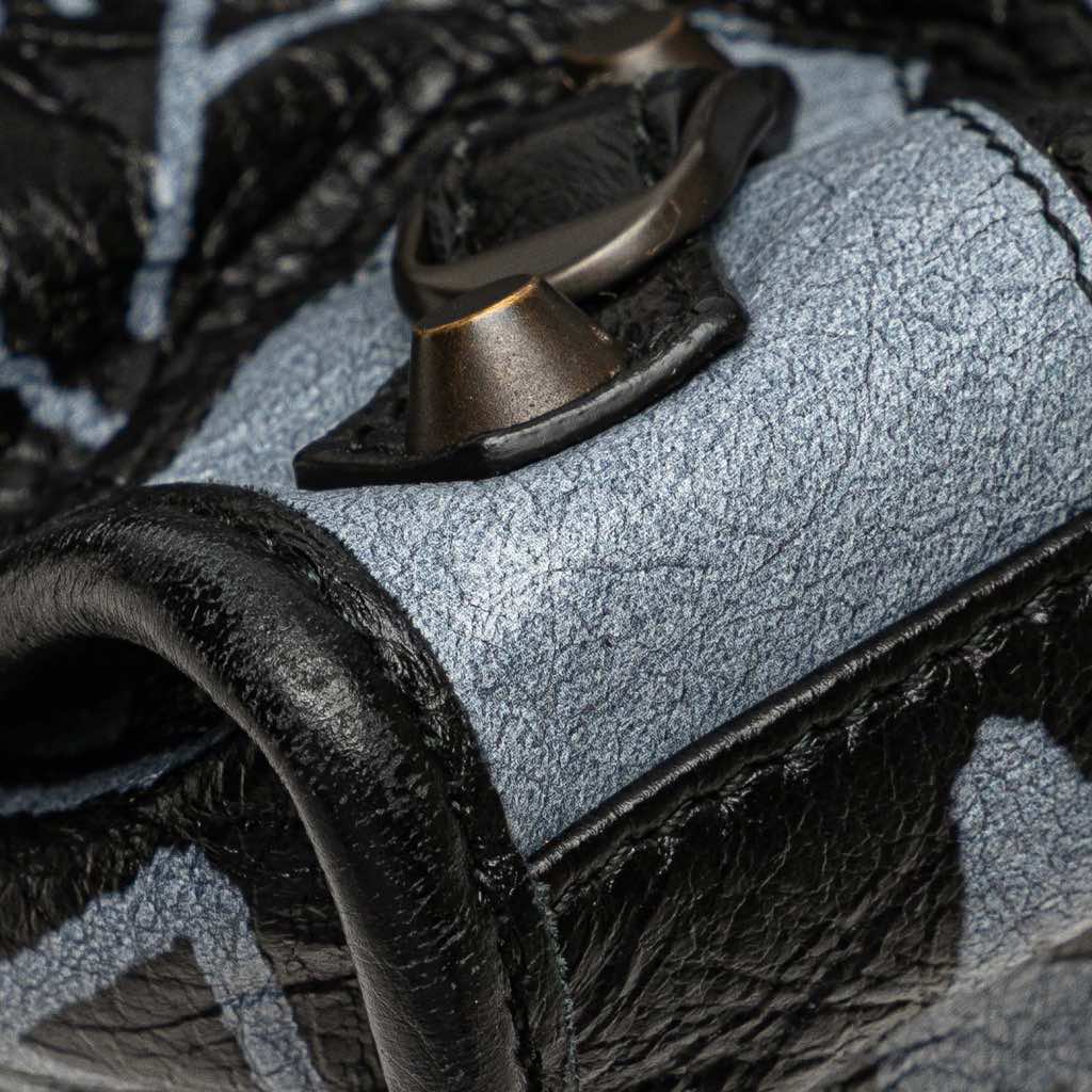 Balenciaga Mini Lambskin Motocross Graffiti Classic City Satchel - Image 11