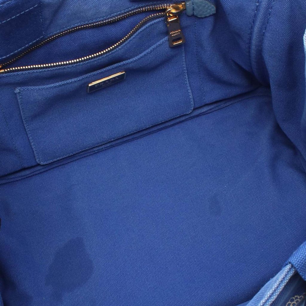 Prada Canvas Canapa Logo Satchel - 4