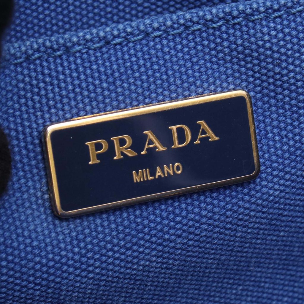 Prada Canvas Canapa Logo Satchel - 5