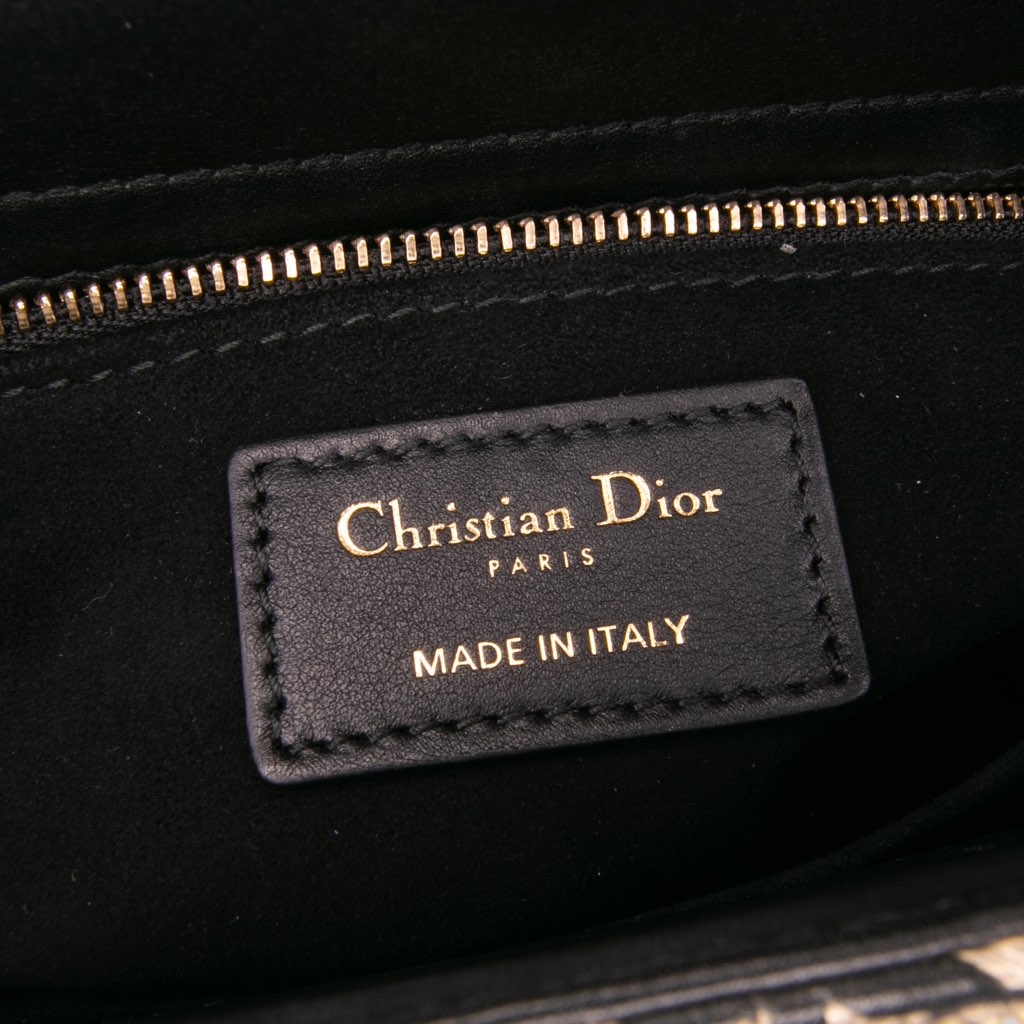 Dior Medium Calfskin Embroidered Animals Lady Dior - 5