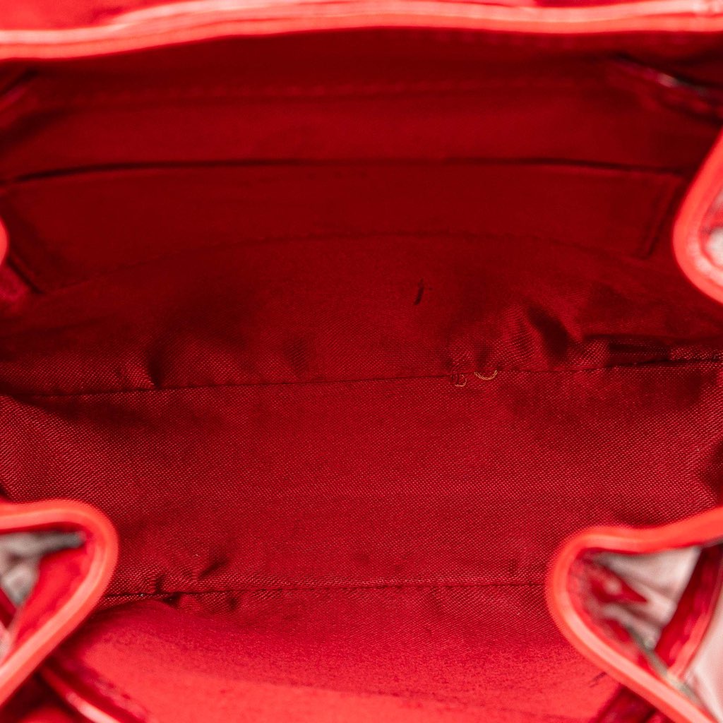 Gucci Mini Patent Bamboo Drawstring Backpack - 4