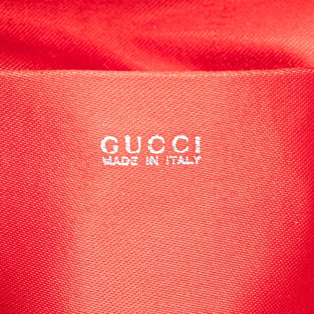 Gucci Mini Patent Bamboo Drawstring Backpack - 5