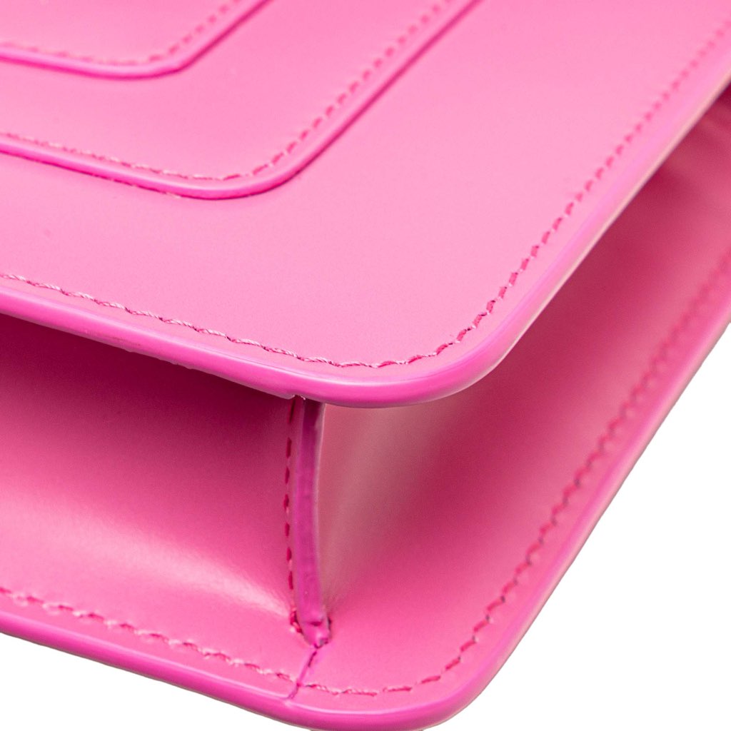 Bvlgari Small Leather Square Serpenti Forever Chain Crossbody - Image 10