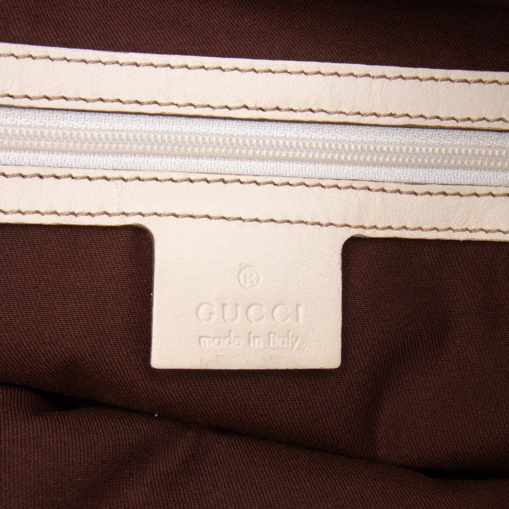 Gucci GG Canvas Punch Tote - Side view