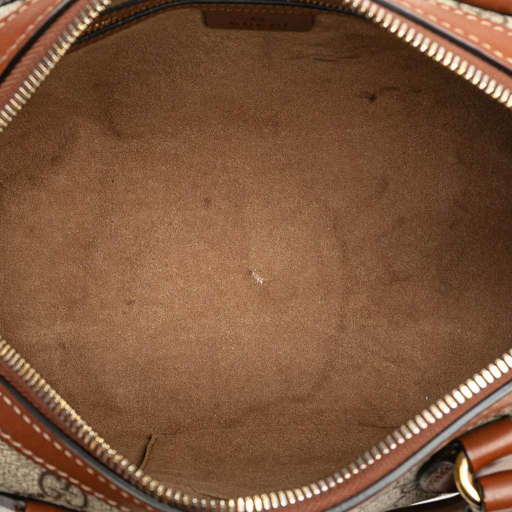 Gucci Small GG Supreme Boston Bag - 4