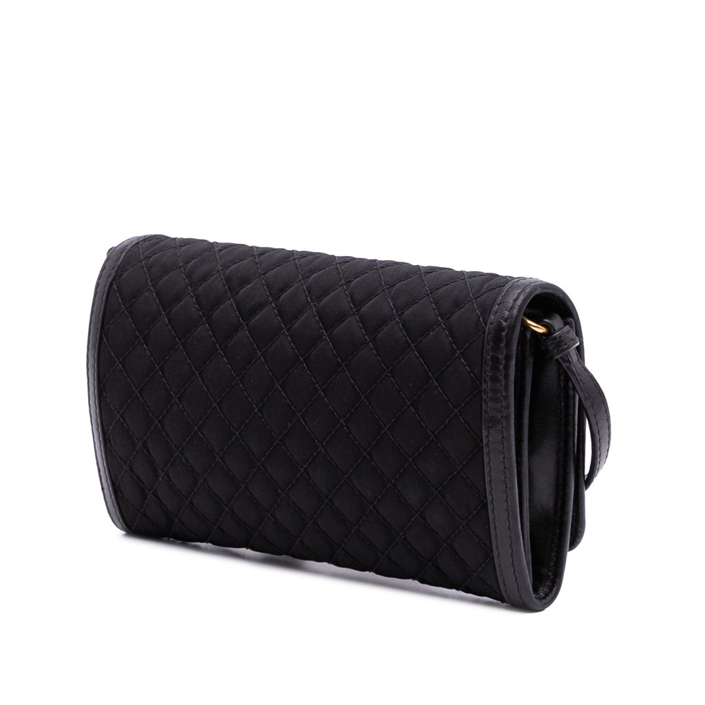 Prada Tessuto Impuntu Wallet on Strap - 2
