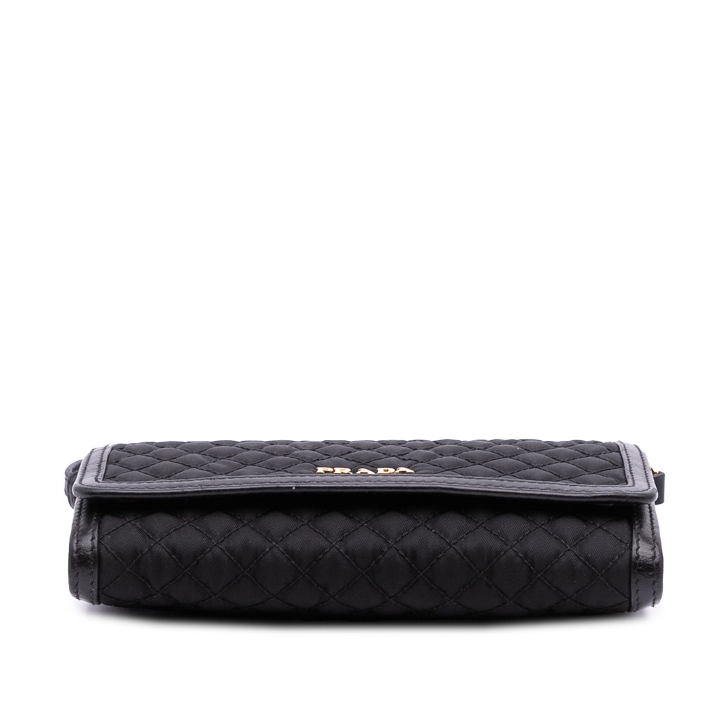 Prada Tessuto Impuntu Wallet on Strap - 3