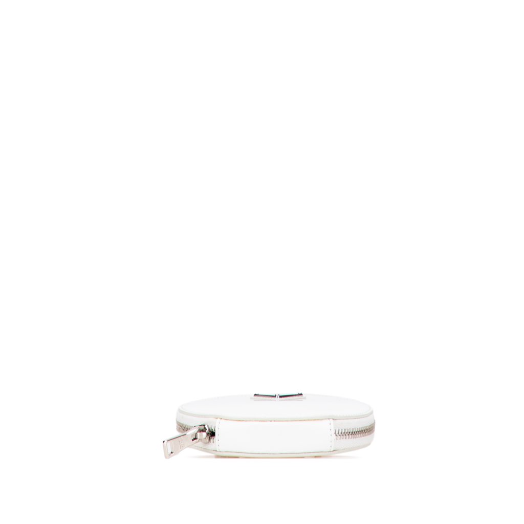 Prada Spazzolato Round Chain Coin Crossbody - Image 6