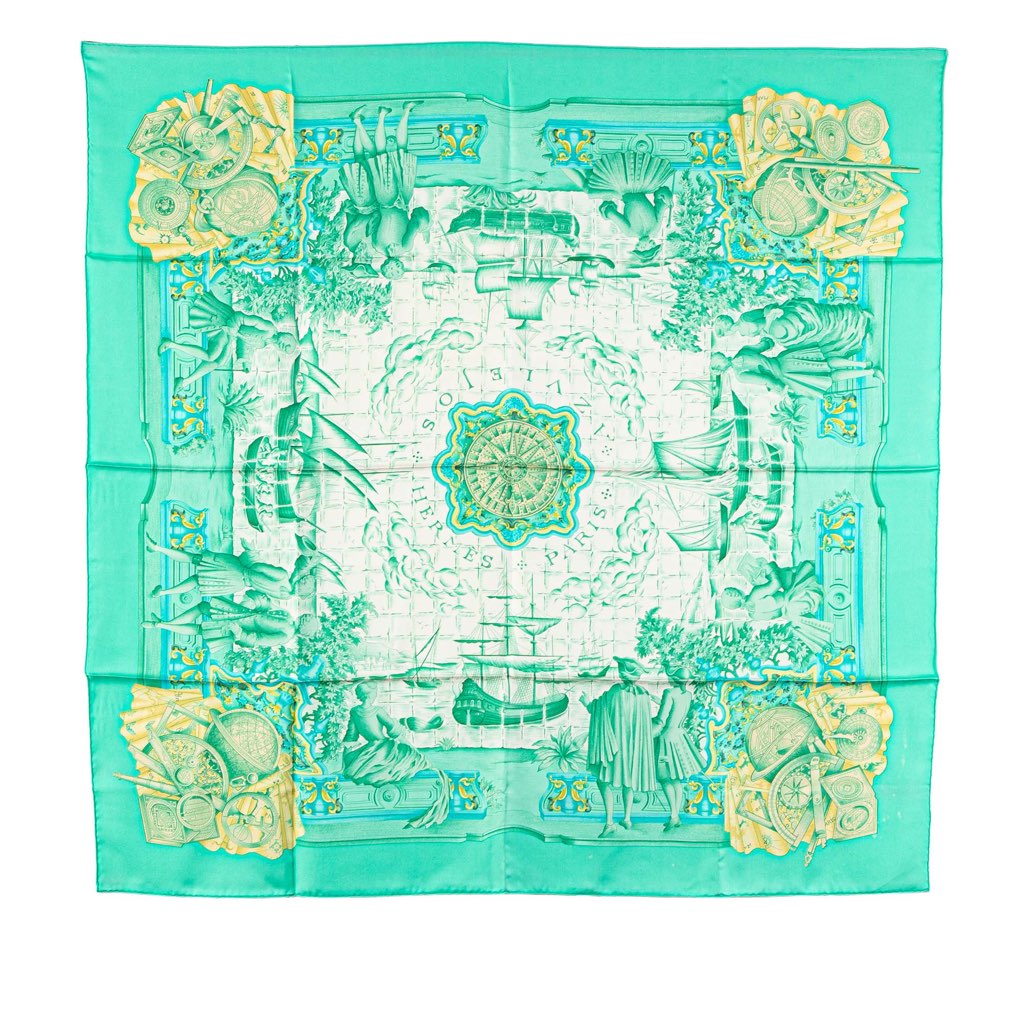 Hermès Azulejos Silk Scarf
