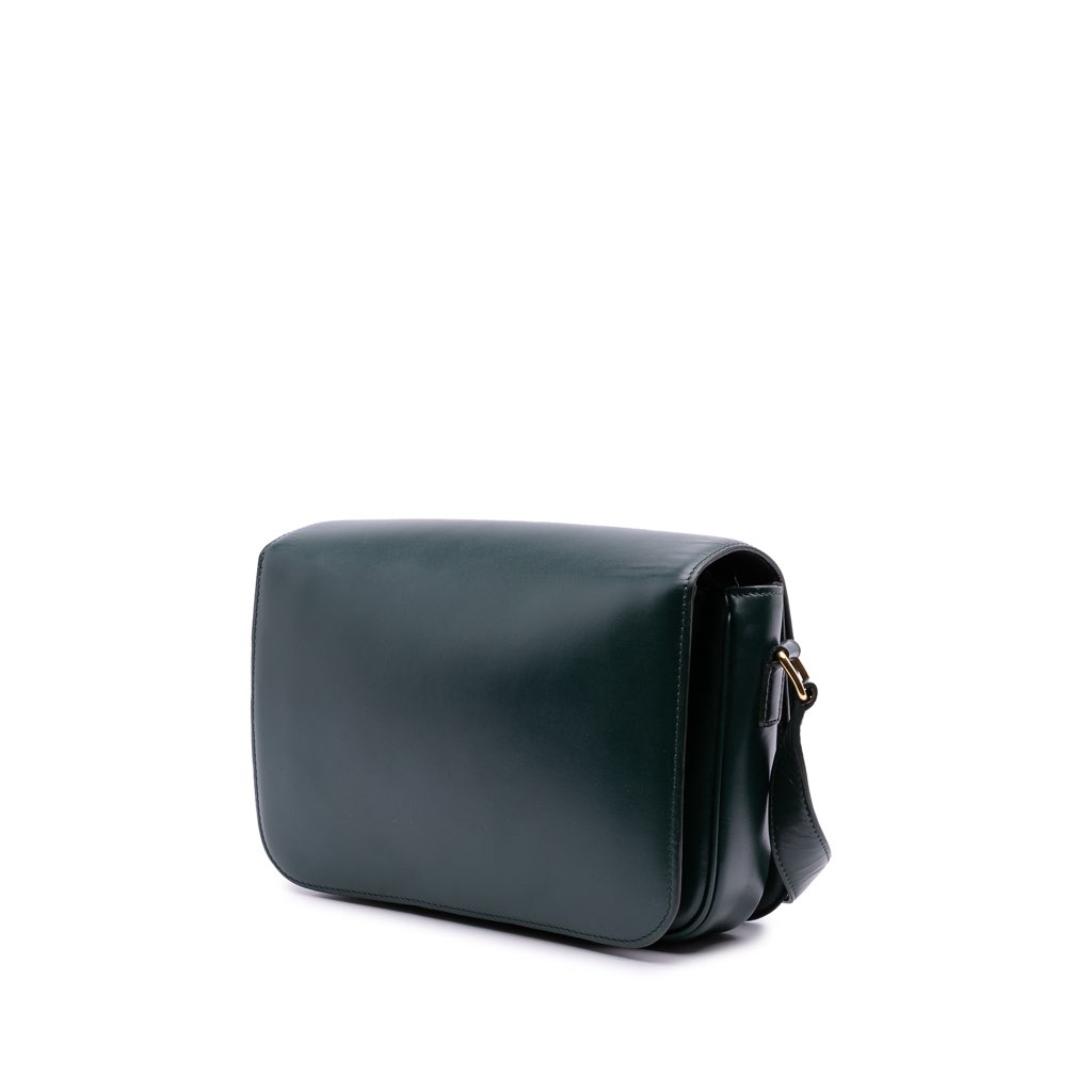 Celine Classique Shiny Calfskin Triomphe Crossbody - Back view